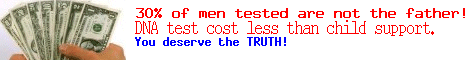 paternity testing shows 30 percent not the fathers. DNA test