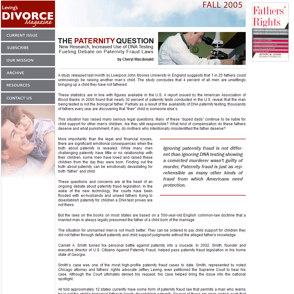 Levings Divorce Magazine